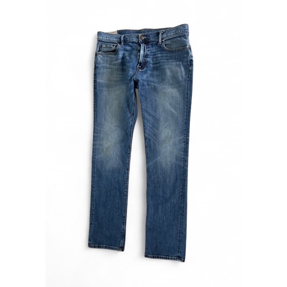 Y2K Abercrombie & Fitch Men’s Slim Straight Denim Blue Jeans 34x32